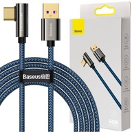 BASEUS UHLOVÝ Opletený KÁBEL USB - USB C 66W 2m