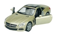 WELLY 2012 MERCEDES-BENZ SL500 ZLATÝ 1:34 NOVÝ KOVOVÝ MODEL