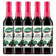 Łowicz Ovocný sirup z čiernych ríbezlí 5x 400ml