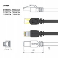 Unitek Cat.7 LAN ETHERNET RJ45 KÁBEL 3M