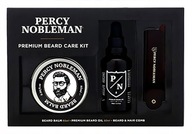 Darčekový olejový balzam na fúzy Percy Nobleman Premium Kit