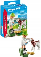 bloky PLAYMOBIL teľa VETERINÁRNA krava LEKÁR