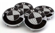 BMW Krytky Krytky 68 mm 4 kusy Carbon