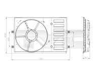 TYC 837-0035-1 Asistent napájania, chladiaci ventilátor