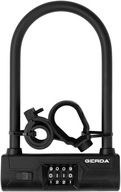 U-Lock zámok na bicykel GERDA ULTRA COMBO 245/153