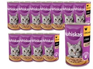 Whiskas Karma Adult 1+ kura v omáčke 400g x 12