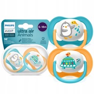 Philips Avent Ultra Air ortodontický cumlík 6-18m 2 ks SCF080/07