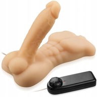 DILDO S TRUPOM PENISOVÝ VIBRATOR MASTURBÁTOR MUŽE