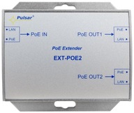 PoE Extender Pulsar EXT-POE2 - 1 PoE IN, 2x PoE OUT