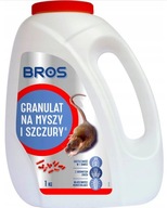 BROS GRANULATES 1kg MYŠIE POTKANY fungujú IHNEĎ