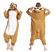 SLOTHY ONESIE KIGURUMI BUNDA PYŽAMA M