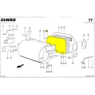 PLACHTOVÝ KRYT CLAAS JAGUAR 800-930 0762022