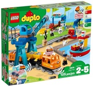 LEGO DUPLO NÁKLADNÝ VLAK | ŽERIAV | LOĎ 10875