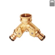 AQUA LINE BRASS 3/4" GW pripojenie k vodovodnému kohútiku 2 ventily