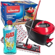 Vileda Flat Spin Mop Ajax univerzálny tekutý Ultramat Easy Wring PRO