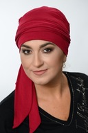 SIMONA šatka B/26 bambusový turban univerzálny jednofarebný turban Lidia