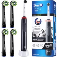 Elektrická zubná kefka Oral-B Pro 3 3000 Cross Action Black Set