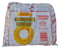 Slnečnicové semienka turecké pražené solené ANDREX 20 x 100g