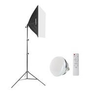 Sada LED lampy 100W Softbox statív s diaľkovým ovládaním Makeup