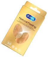 DUREX NATURAL FEELING KONDÓMY 10KS BEZ LATEXU