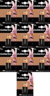 Duracell alkalické batérie 9V / 6LR61 - 1 ks x10