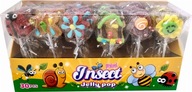 Insect JellyPop Lollipops Želé fazuľky Hmyz Kvety 30 ks