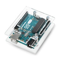 Kryt pre Arduino Uno a Leonardo transparent v2