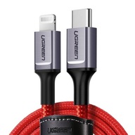 UGREEN USB-C to Lightning kábel 1m 60W 3A nylon