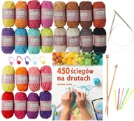 Začiatočník pletenie Pletenie Knitting Kit Kniha