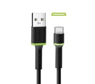 USB - microUSB kábel Reinston EKT26 1,5 m Čierny