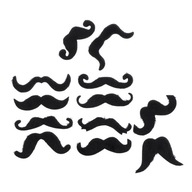 12ks Creative Funny Moustache Kostým Pirate Par