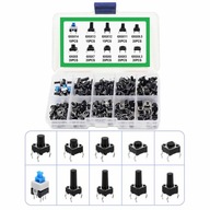 Sada mikrospínačov XXL taktového spínača, krabička 180 ks