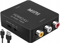 ADAPTÉR KONVERTOR HDMI 1080p NA AV RCA CVBS CINCH