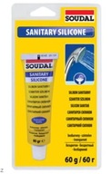 SOUDAL SANITÁRNY SILIKÓN 60 G, ČÍRY