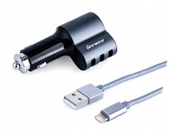 MYWAY USB NABÍJAČKA DO AUTO + KÁBEL 12/24V 5,1A