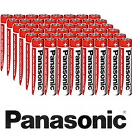 VÝKONNÉ UHLÍKOVÉ BATÉRIE PANASONIC palice R03 AAA 1,5V veľká sada x48