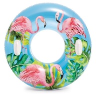 Tropický nafukovací kruh Flamingo 97 cm Intex 58263