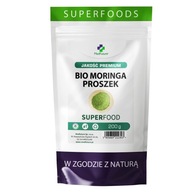 Mletá MORINGA Oleifera PRÁŠKOVÁ 200g SUPERFOOD