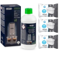 Delonghi Ecodecalk DLSC500 odstraňovač vodného kameňa 500 ml + 3x filter DAFI UNIMAX cartridge