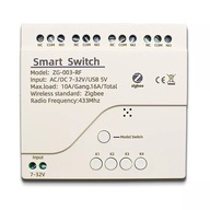 Beznapäťový reléový ovládač 4ch NC NO Zigbee + RF 7-32V TUYA EWELINK