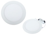 Sada halogénových LED stropných svietidiel SLIM 12W 2x