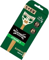 WILKINSON SWORD Xtreme3 ​​​​Bamboo Hybrid holiaci strojček + 6 nábojov