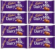 8x 95g CADBURY Mliečna čokoláda UK