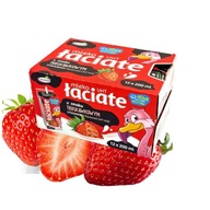 UHT Łaciate Strawberry pasterizované mlieko 200 ml so slamkou 12 kusov 0,2l