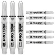 Target Pro Grip Spin Swivel Shafts Inter Clear Transparent set 9 ks.