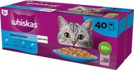 WHISKAS SACHETS KRMIVO PRE MAČKY RYBIA PRÍCHUŤ 40x85g