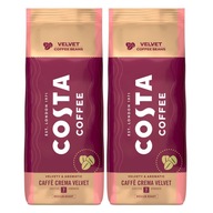 Costa Coffee Crema VELVET zrnková káva 2x1kg