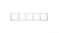 ASFORA Päťnásobný horizontálny biely rám EPH5800521