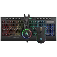 Marvo CM305, RGB klávesnica + myš sada a počúva