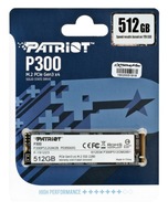 SSD disk Patriot P300 M.2 PCI-Ex4 NVMe 512 GB